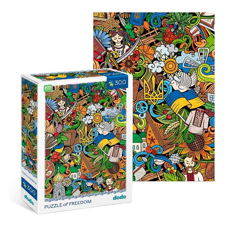 гр Пазл "Український настрій" 300587 (22) "DoDo", 300 елементів, в коробці