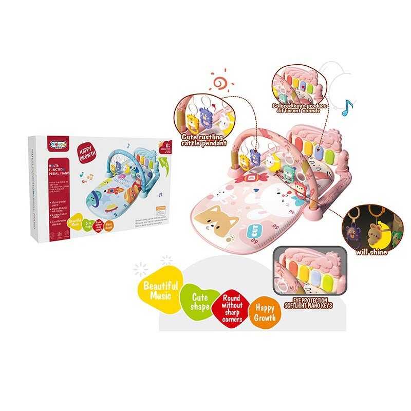 Килимок 368-5 P (24) піаніно, мелодії, підсвічування, 5 підвісок, брязкальця, в коробці