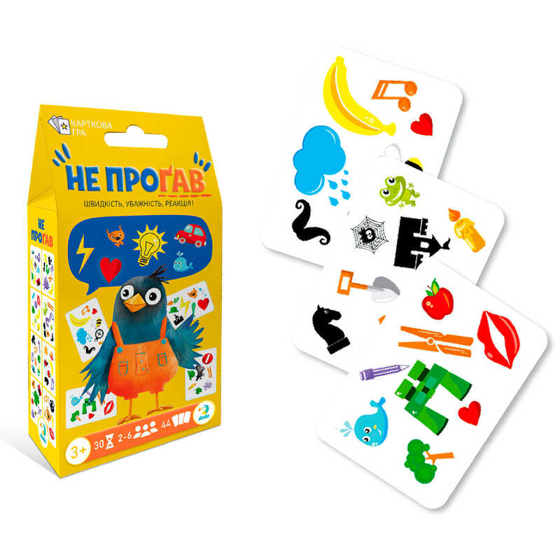 гр Карткова гра "Не проґав" 301237 (150) "DoDo" в коробці