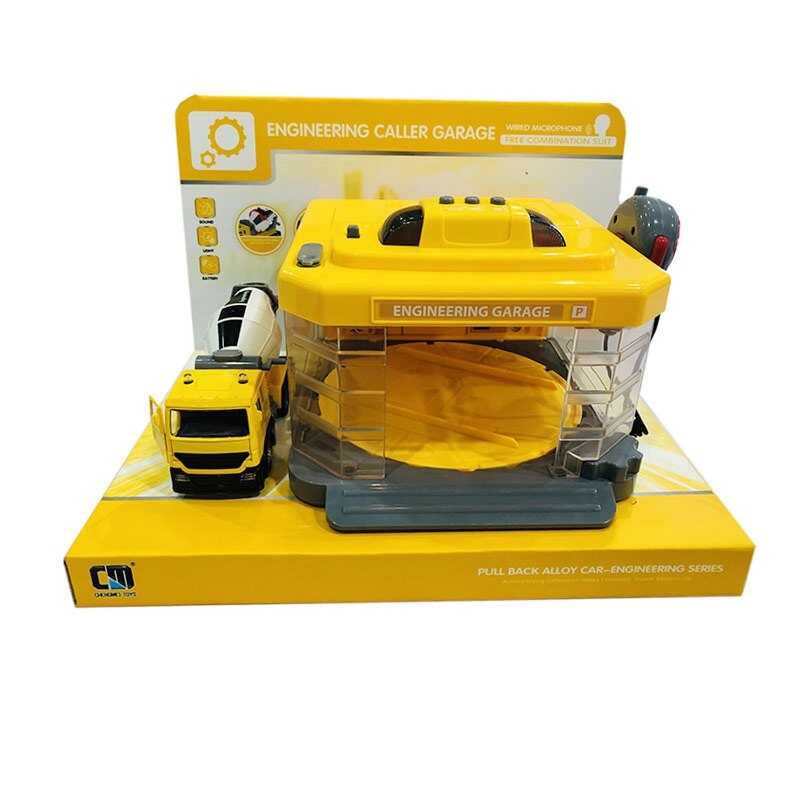 Автомийка CLM 889 (12) металопластикова машинка, підсвічування, парогенератор, звуки, рухливі елементи, мікрофон, в коробці