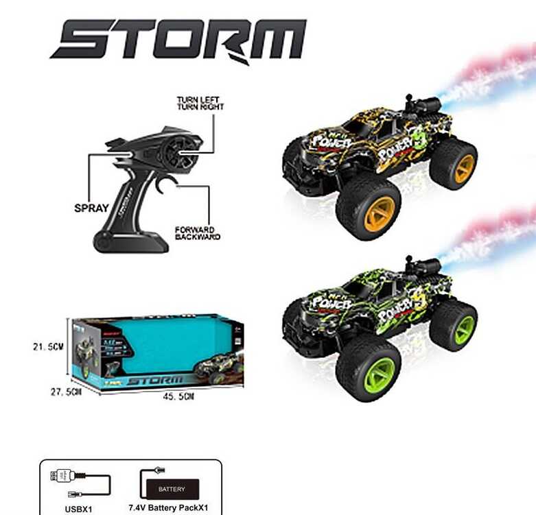 Машина на радіокеруванні 666-872 A (9) 2 види, в коробці, ВИДАЄТЬСЯ МІКС