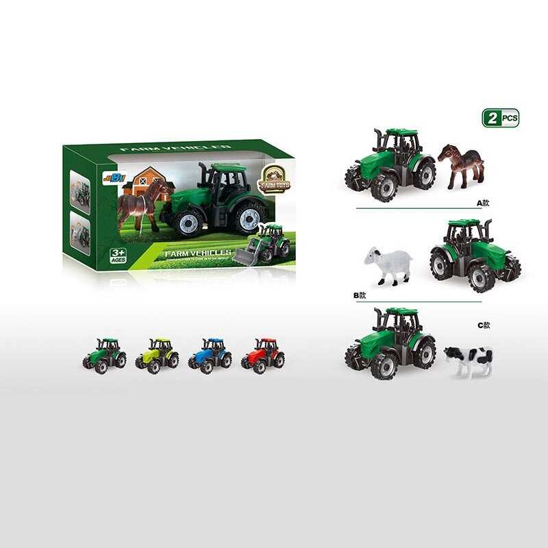 Трактор 5279-126 (360/2) розмір: 8х4.5х5 см, тварина, в коробці, ВИДАЄТЬСЯ ТІЛЬКИ МІКС ВИДІВ