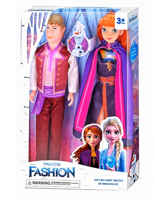 Лялька YF1138Р , герої «Frozen» , 2 шт , світло , звук , в коробці