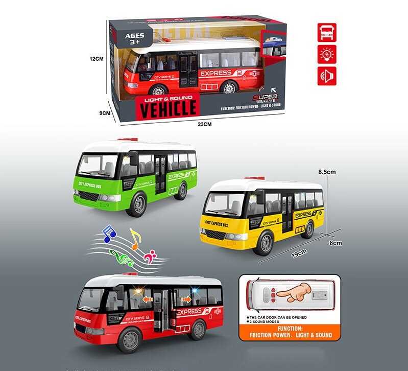 Автобус YM 9907 B (84/2) в коробці