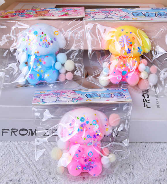 Гра антистрес C 71219 (24) ЦІНА ЗА 14 ШТУК В БЛОЦІ, м’які кульки, блискітки, в коробці