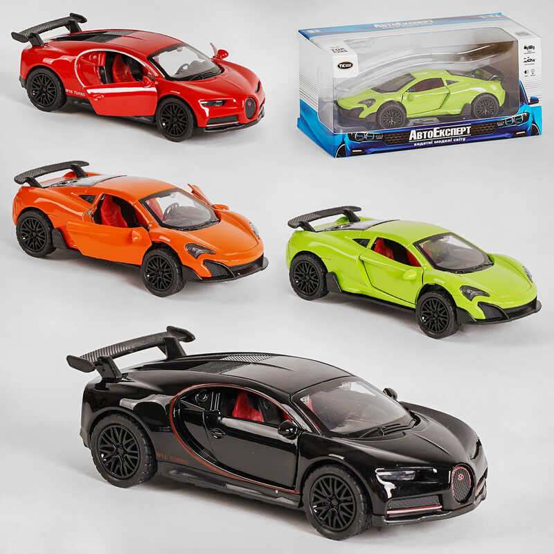 Машинка MG - 50697 (120/2) 4 види, "Авто Експерт", 1:36, світло, звук, інерція, в коробці ВИДАЄТЬСЯ МІКС ВИДІВ