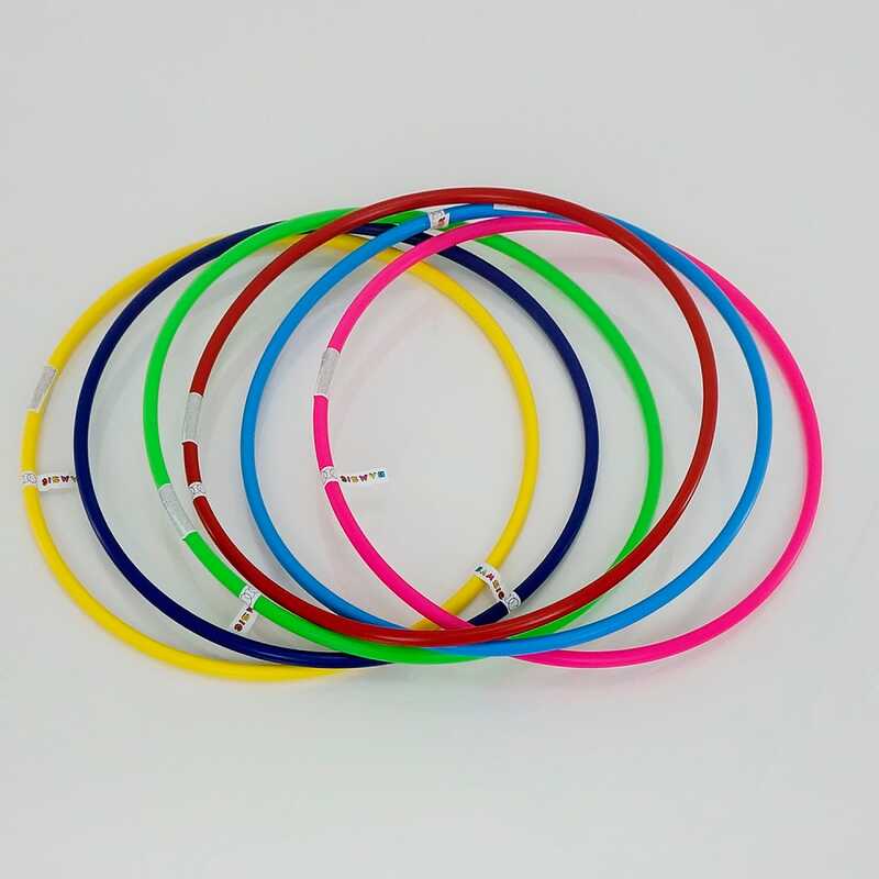 гр Обруч 0168 кольоровий 1 малий ЦІНА ЗА ЗВ’ЯЗКУ, У ЗВ’ЯЗЦІ 10 ШТ (1) d=70cм  "BAMSIC"