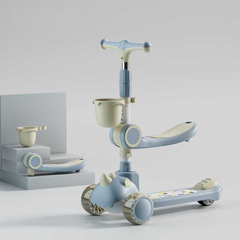 Самокат триколісний з сидінням FM-8060/06