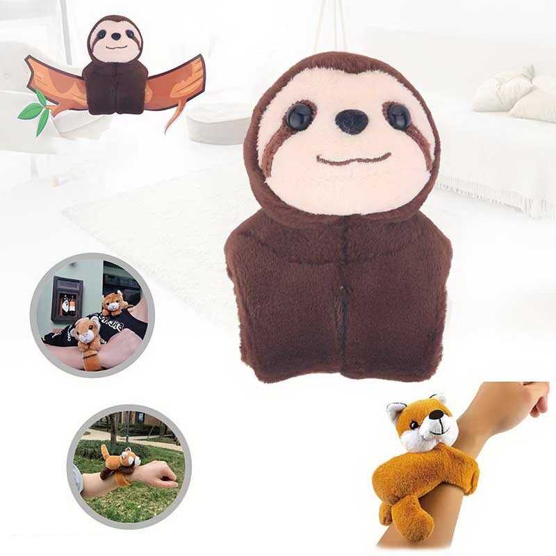 М’яка іграшка-браслет 034-12 (240) чіпляється лапками на руку