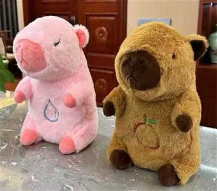 М'яка іграшка Капібара M 18607 (100) 2 кольори, висота 30 см, в пакеті , ВИДАЄТЬСЯ ТІЛЬКИ МІКС ВИДІВ