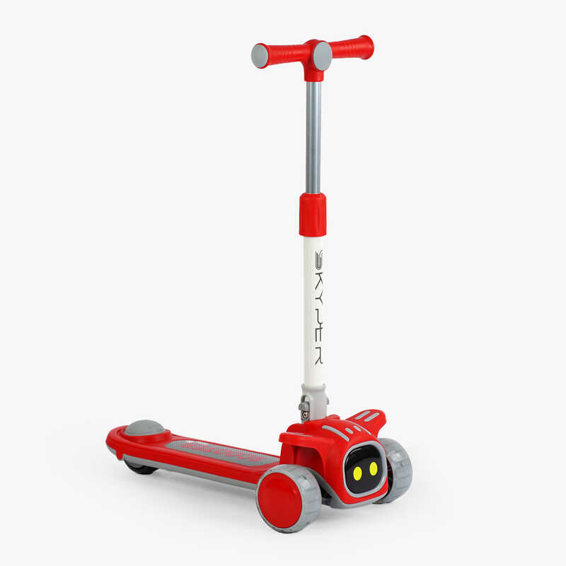 Самокат триколісний "Skyper" RD-6709 (8) колеса PU 125х40мм зі світлом, музика та підсвічування платформи, УКРАЇНСЬКЕ ОЗВУЧУВАННЯ, складне кермо, в пакеті