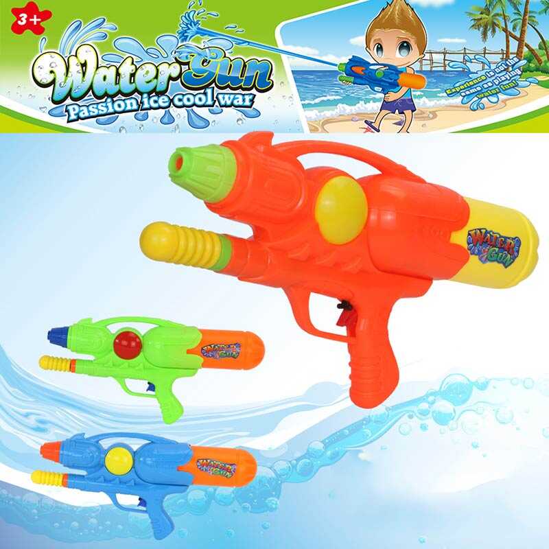 Водний пістолет G 38 (120/2) помповий механізм, знімний балон, довжина 37 см, в пакеті, ВИДАЄТЬСЯ МІКС ВИДІВ