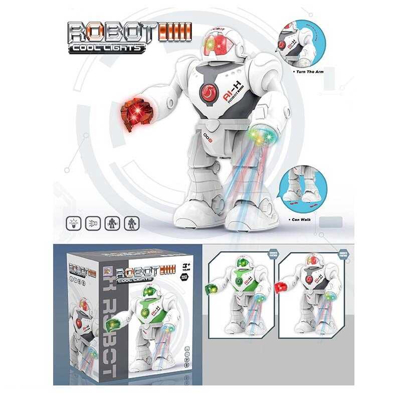 Робот 8815 (60/2) на батарейках, світо, звук, ходить, в коробці