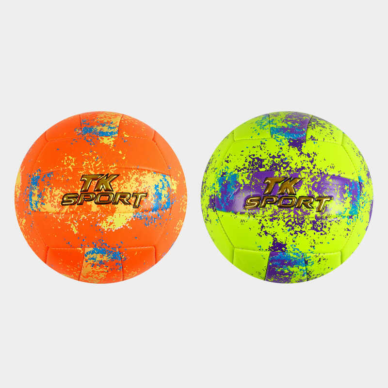 М`яч волейбольний C 60991 (60) "TK Sport" 2 види, матеріал м`який PVC, вага 280-300 грамів, розмір №5