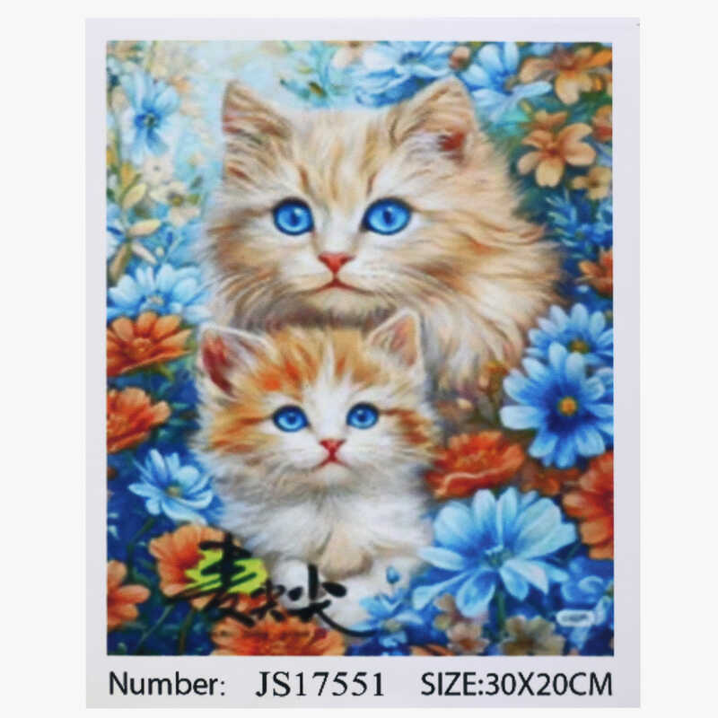 Алмазна мозаїка JS 17551 (50) "TK Group", 20х30 см, в коробці