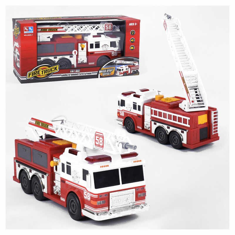 Спецтехніка 9009-1 (16/2) світло, звук, пускає воду, в коробці