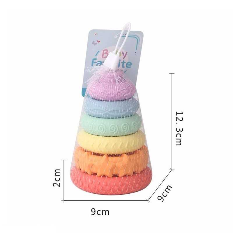 Пірамідка 638-208 (60/2) гумова, 6 лементів, в сітці