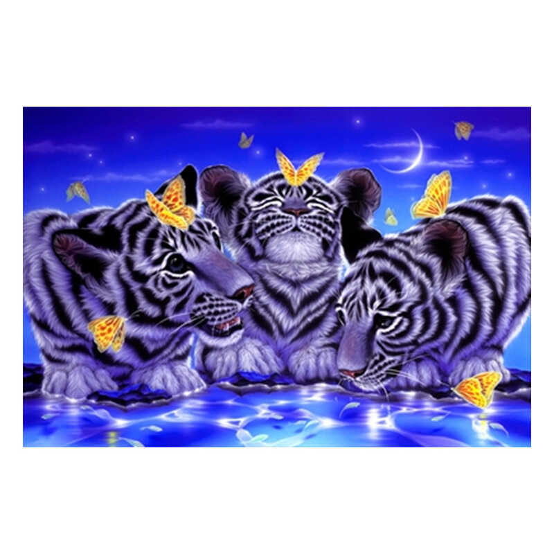 Алмазна мозаїка JS 25385 (50) "TK Group", "Тварини", 30х20 в коробці