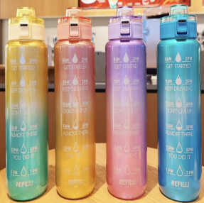 Пляшка для води C 76367 (60) 4 види, ВИДАЄТЬСЯ МІКС