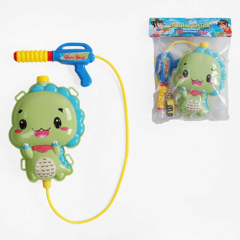 Водний пістолет з балоном TK 20240 (60) "TK Group", помповий механізм, лямки регульованої довжини, в пакеті