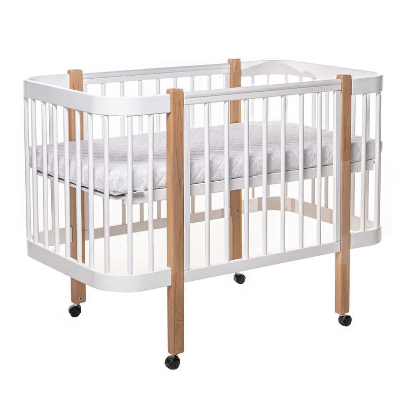 гр Ліжечко БУК "Світанок" колір - білий-натуральний,  DS-8011 / DS-406 (1)