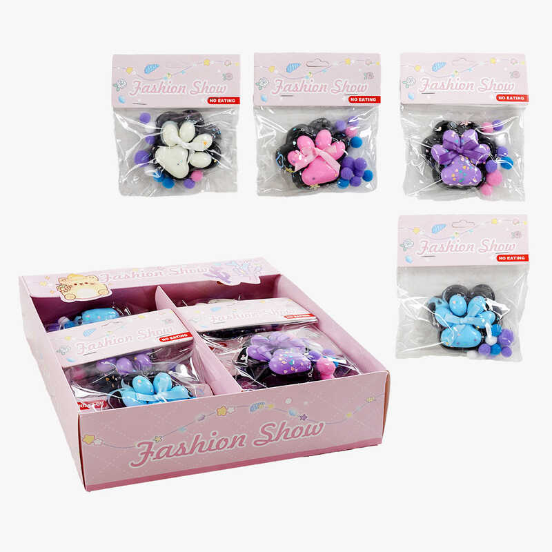 Гра антистрес C 70646 (32) ЦІНА ЗА 12 ШТУК В БЛОЦІ, “Лапка”, в пакеті