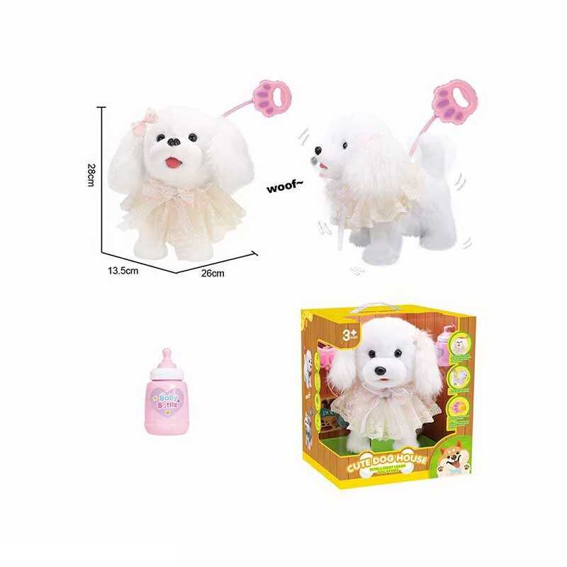 Улюбленець 933-154 E (12/2) “Песик”, ходить, облизує, пісні англ. мовою, сенсорні ділянки, запис та відтворення голосу, аксесуари, на повідці, в коробці