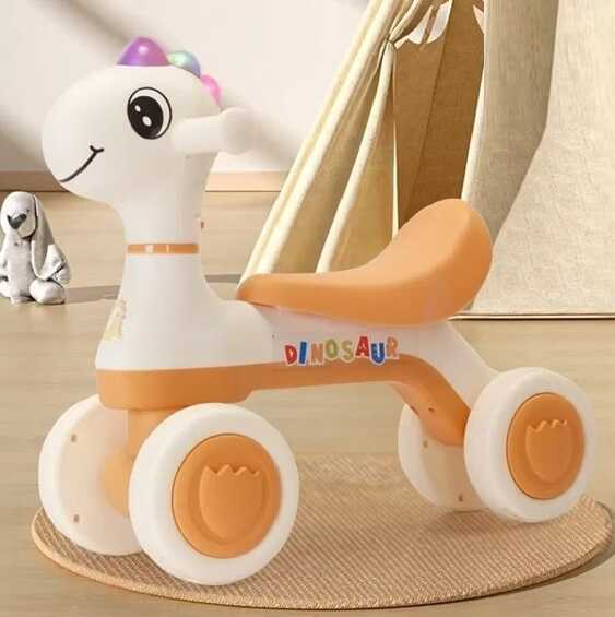 Велобіг JOY 4-х колісний DN-44018 (1) колеса PU, рама пластик, озвучування та підсвічування, в коробці