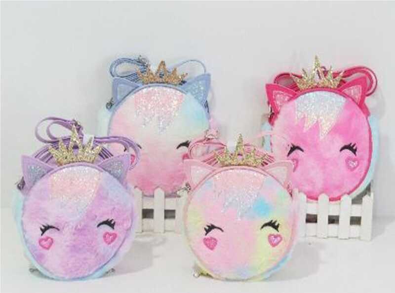 Сумочка С 59993 (200) 4 види, “Кошеня”, блискітки, вишивка, ВИДАЄТЬСЯ ТІЛЬКИ МІКС ВИДІВ