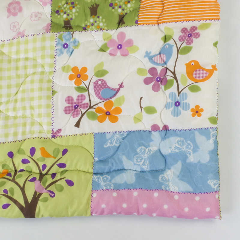 гр Ковдра "Малишок" 20500401 (1) стьобана мікрофібра, силіконізоване волокно, 90х120 см, різнокольорова "Homefort"