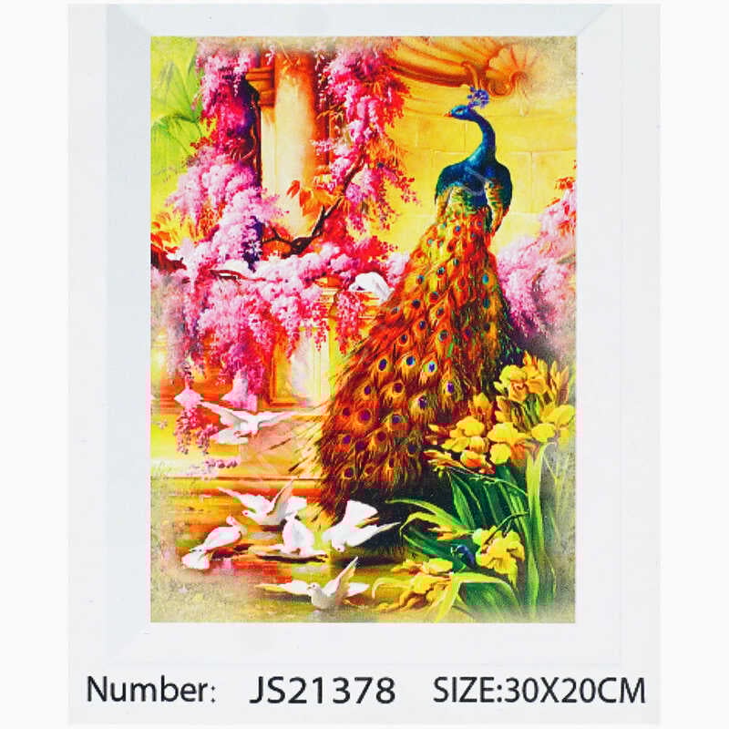 Алмазна мозаїка JS 21378 (50) "TK Group", "Птахи", 30х20 в коробці