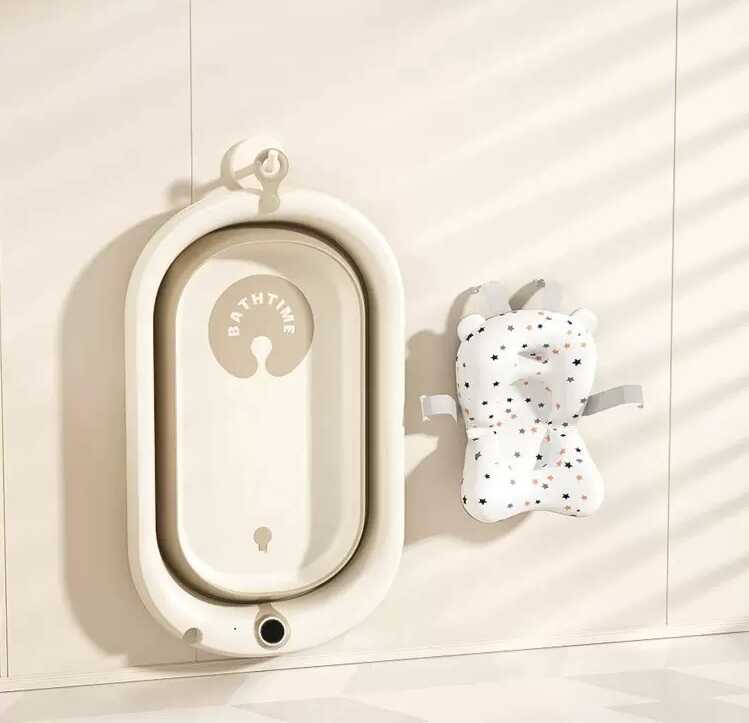 гр Ванночка дитяча складна Bimbo 0994-28 (1) розмір 76х47*21см, клапан зливу, розкладні ніжки, електронний датчик температури, матрац, в коробці