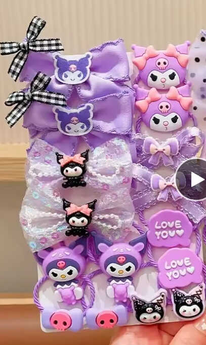 Резинки для волосся C 73137 (1000) ЦІНА ЗА 1 ЛИСТ, герой, 12 штук, в пакеті