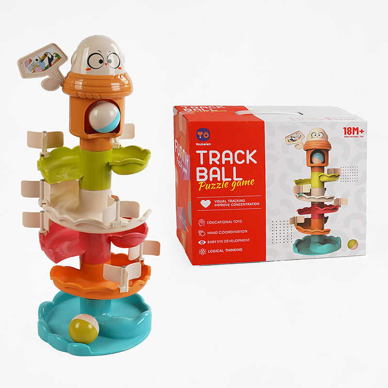 Гра з кульками RT 1502 (18) 2 кульки з гримаючими елементама, в коробці