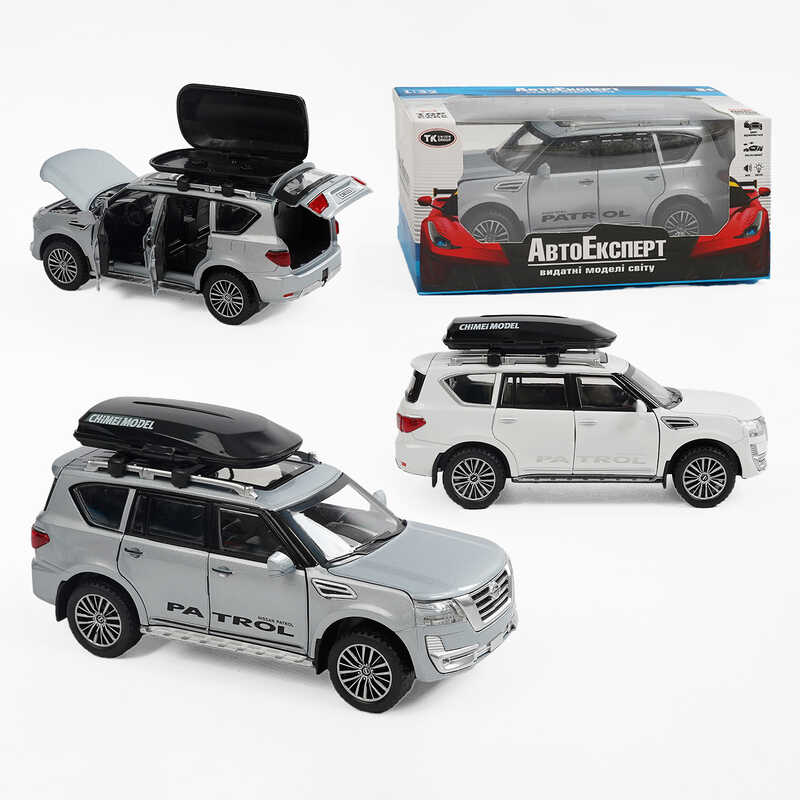 Машинка 50915 (48/2) "Авто Експерт" 2 види, металопластик, 1:32, звук, світло, інерція, відкриваються двері, в коробці