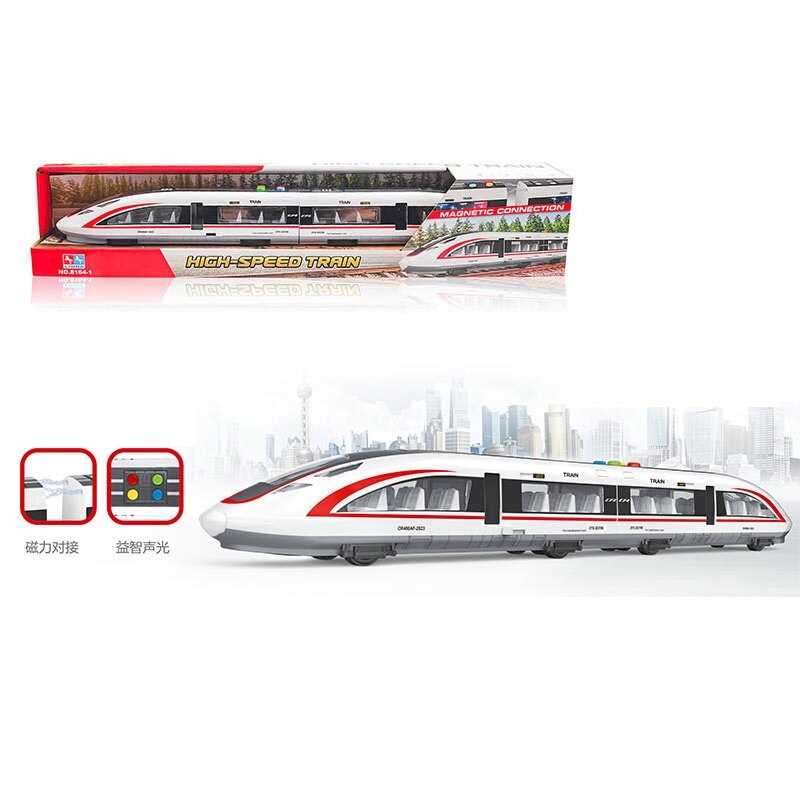 Потяг 8164-1 (24/2) звук, підсвічування салону, інерція, двері відчиняються, магнітне з'єднання вагонів, в коробці