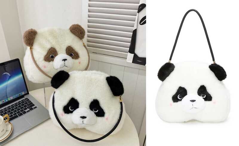 Сумочка M 18553 (240) 2 види, "Панда", 1 відділення, в пакеті