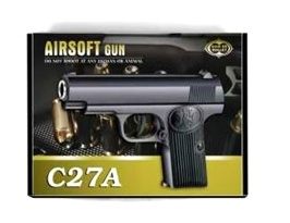 Пістолет - метал C27A , коробка, пласт. кулі
