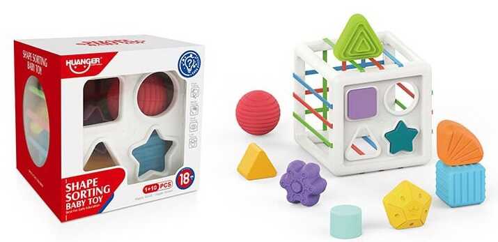 Логічна гра HE 0211 (48) сортер, 10 сенсорних елементів, у коробці