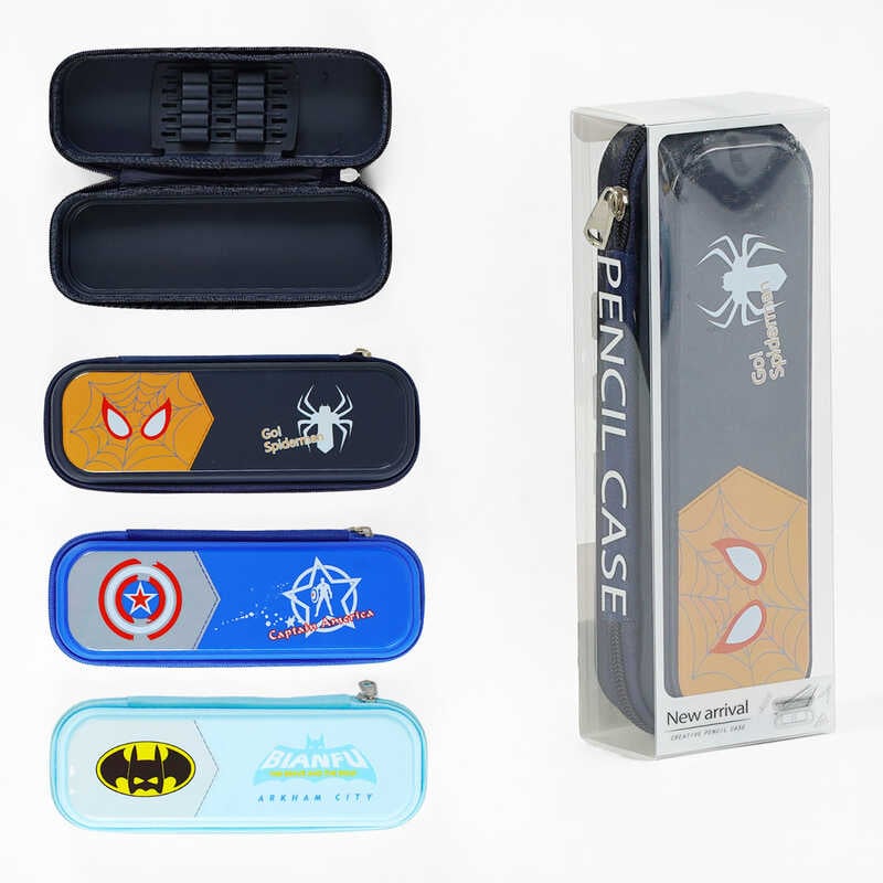 Пенал С 62176 (216) 3 види, в коробці, ВИДАЄТЬСЯ МІКС