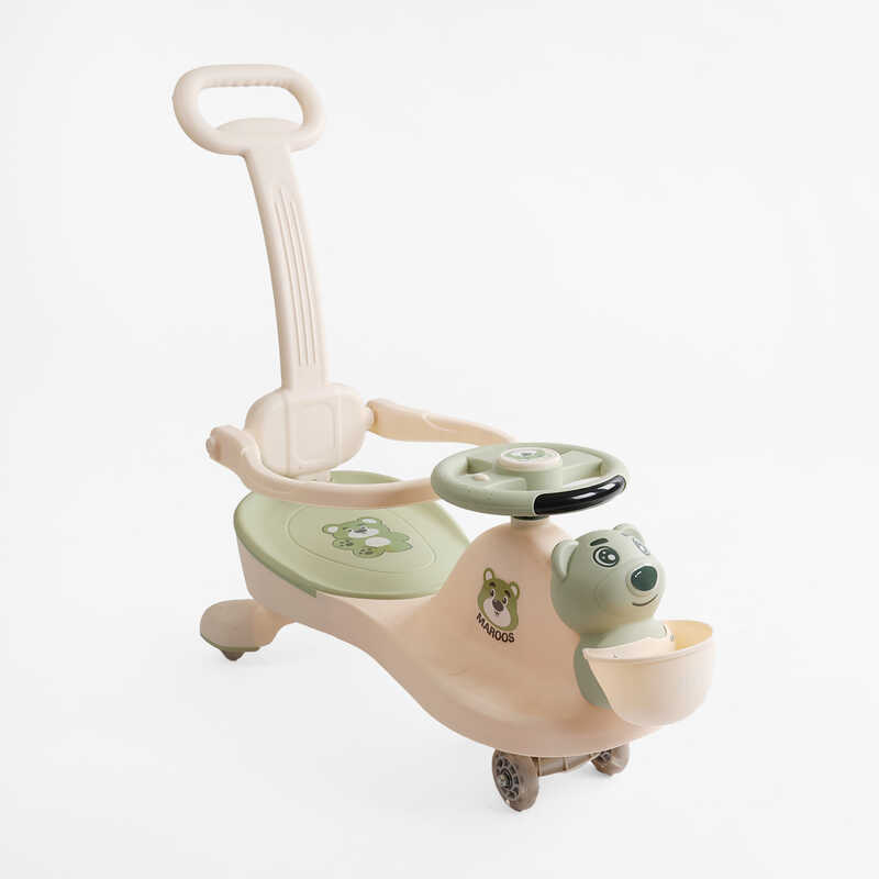 Каталка-толокар JOY SJ-325-74 (6) колеса PU зі світлом, музика та світло, захисний бампер, батьківська ручка, в коробці