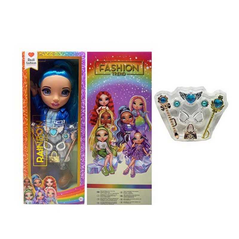 Лялька TK 2032 (72/2) висота 32см, підсвічування, пісня англійською, знімний одяг та взуття, 2 чарівні палички, сумочка, пара сережок, в коробці