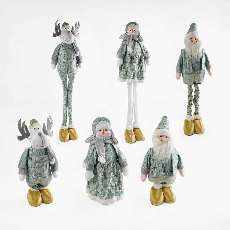 Новорічна декоративна іграшка C 67889 (6) 3 види, ВИДАЄТЬСЯ ТІЛЬКИ МІКС ВИДІВ, мін. висота - 68 см, макс. висота - 130 см, в пакеті