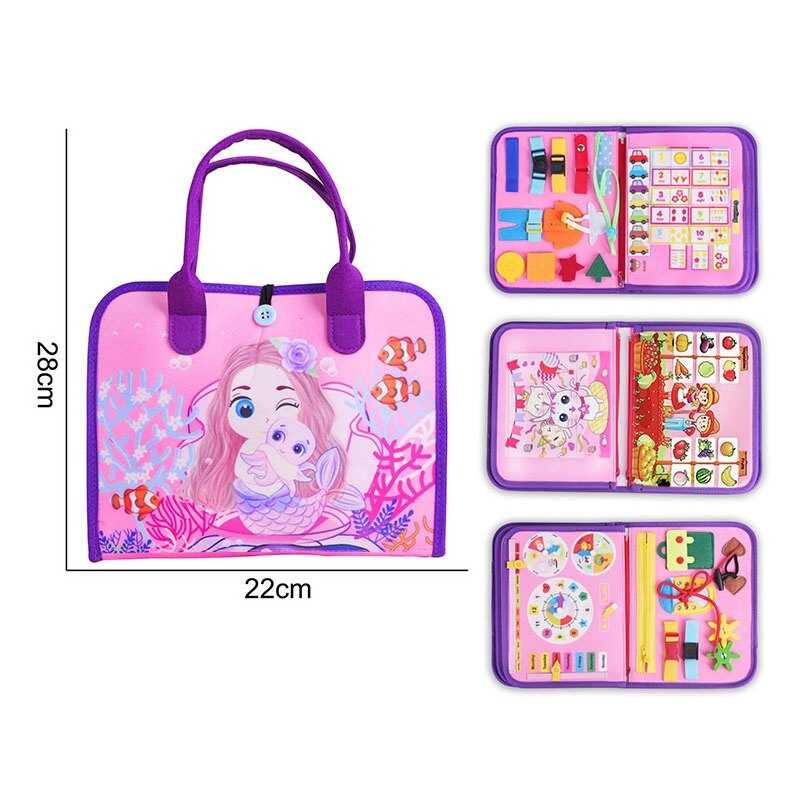 Логічна папка 25032 (50) пазл, рухливі шестерінки, геометричні фігури, циферблат, липучки, шнурівка, застібка