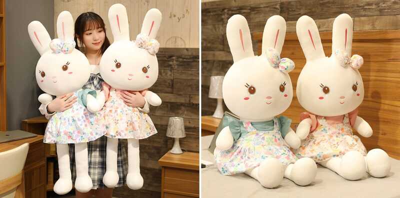 М`яка іграшка M 16954 (50) “Зайченя”, 2 види, висота 88 см, у пакеті