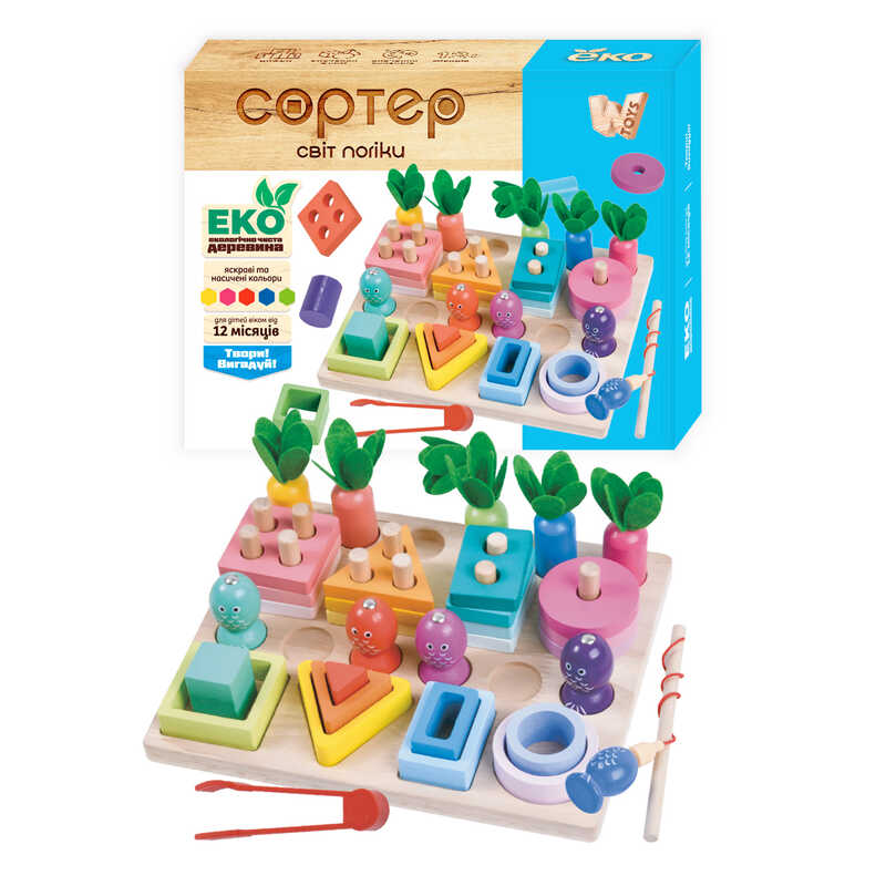 Логічна дошка 61714 (24) "WToys", в коробці