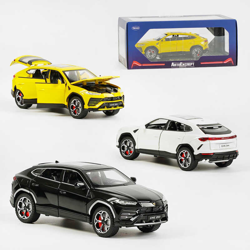 Машинка GT - 06441 (24/2) "Авто Експерт", 3 кольори, металопластик, 1:24, звук, світло, інерція, рухомі елементи, у коробці, ВИДАЄТЬСЯ МІКС ВИДІВ