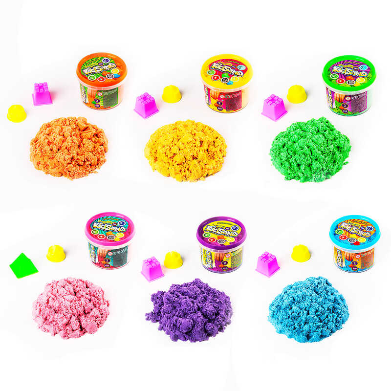 гр Кінетичний пісок "KidSand" 350г KS-01-03 (36) "Danko Toys" ВИДАЄТЬСЯ МІКС ВИДІВ