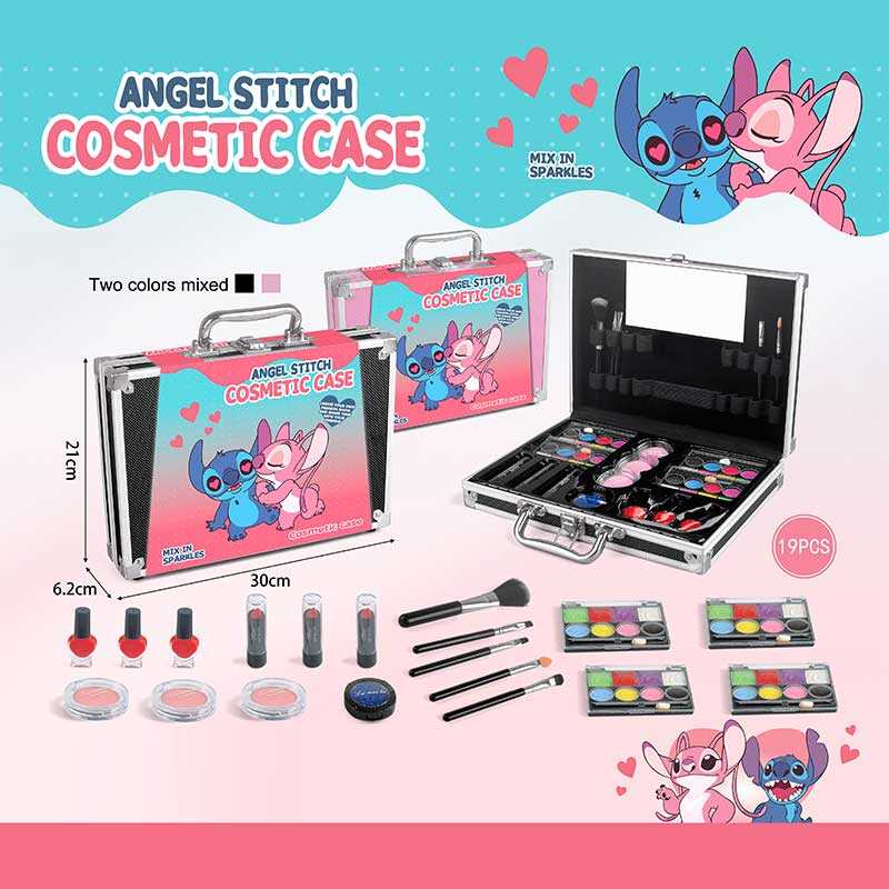 Косметика FT 2105 E (20) 2 види, дзеркальце, тіні, рум’яна, лаки, помади, у валізі