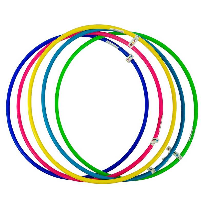 гр Обруч 0181 кольоровий 4 великий ЦІНА ЗА ЗВ’ЯЗКУ, У ЗВ’ЯЦІ 10 ШТУК (10) d=90см "BAMSIC"